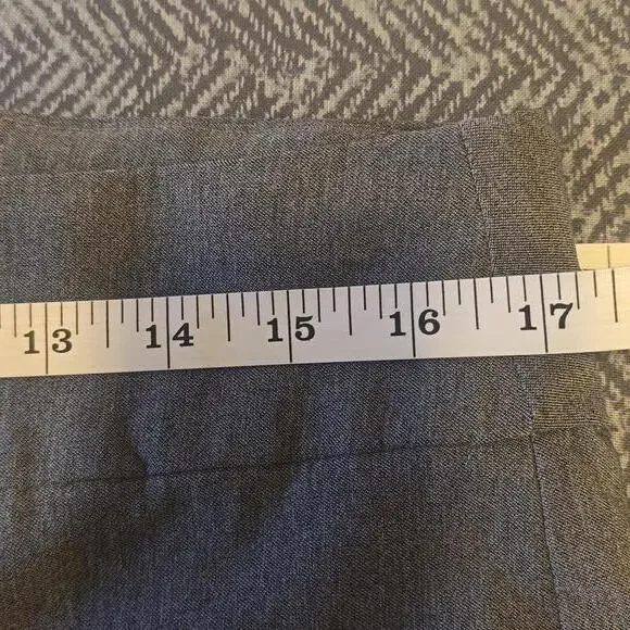 Alfani Women's Casual Chino Pants - Size 14S - Grey - Picture 8 of 8